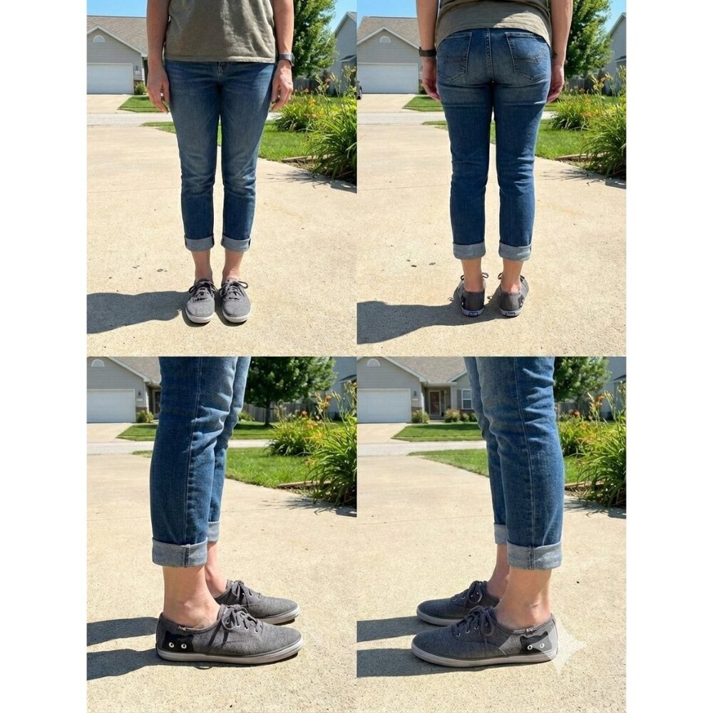Keds Taylor Swift Peeking Cat Sneakers Women's 10 Heather Gray WF56093M Shoes